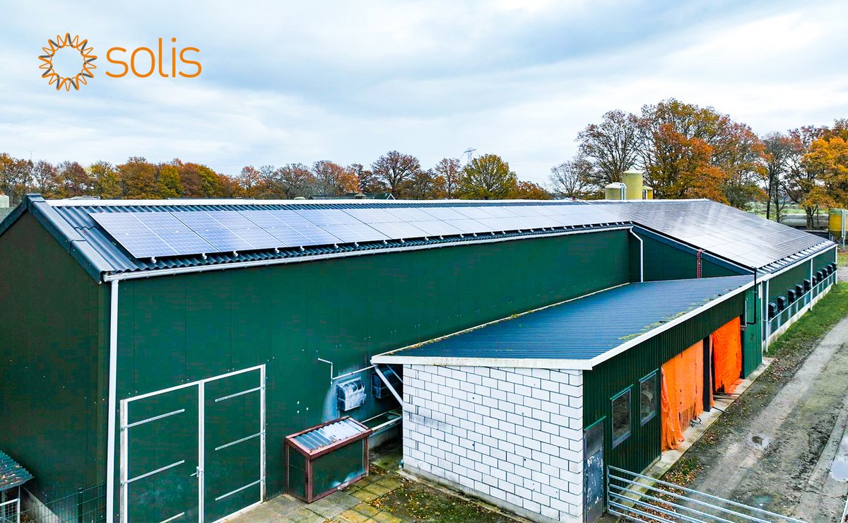 Solis_Inverters's tweet photo. #Soliscases in #Netherlands Kudos to the Sint-Anthonis farm for going green with their own renewable energy system by utilizing a Solis 40kW inverter.
Want to know more and visit us at #SolarSolutionsInternational using free code ๐๐๐๐๐๐๐๐ here: https://t.co/CJcLY5erIX! https://t.co/BrjoJMFN3v