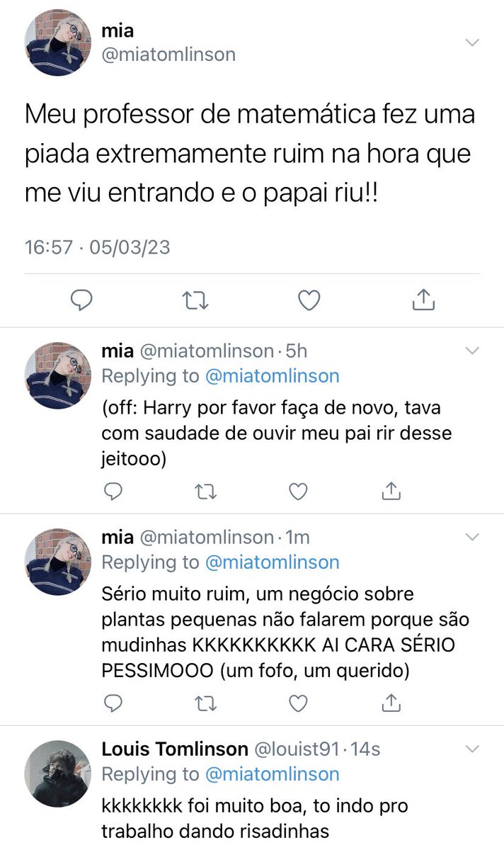 nialliviex's tweet photo. sure thing || au larry

Harry decide que precisa urgentemente fazer alguma coisa quando viu Louis, o pai sempre bem-humorado de Mia, sua aluna, passar a estar constantemente atrasado e cabisbaixo. Ele só não imaginava ser o motivo da tristeza. https://t.co/P6Xts5pLIf