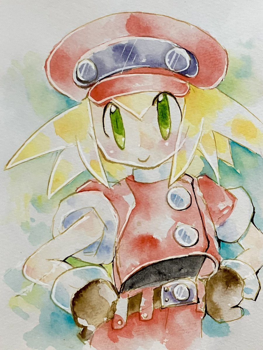 「ロール・キャスケット/ロックマンダッシュ(再掲です)春色ロールちゃん!あったかく」|りんののイラスト