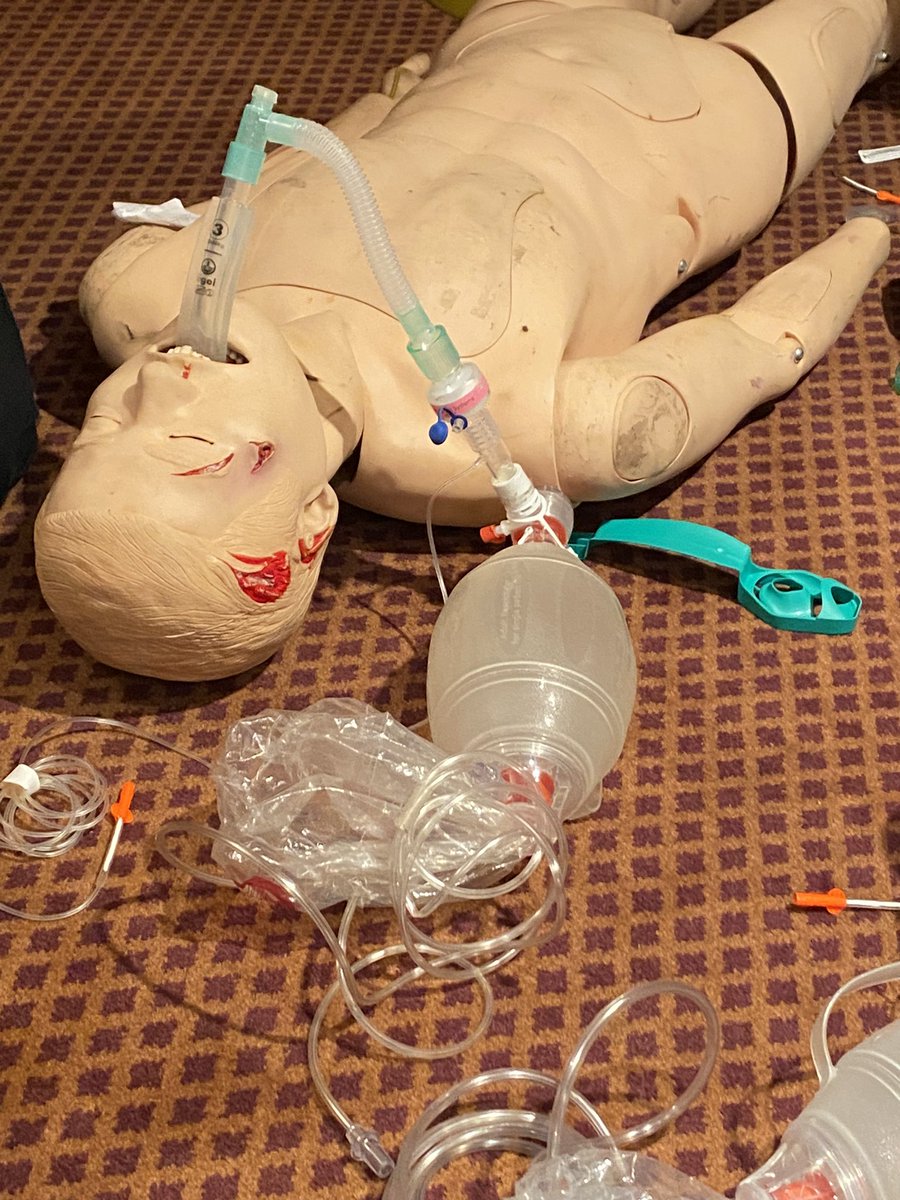 lesyoung01's tweet image. Not sure what order you set up a BVM to a tube or I-gel. Remember BEFT👇🏻