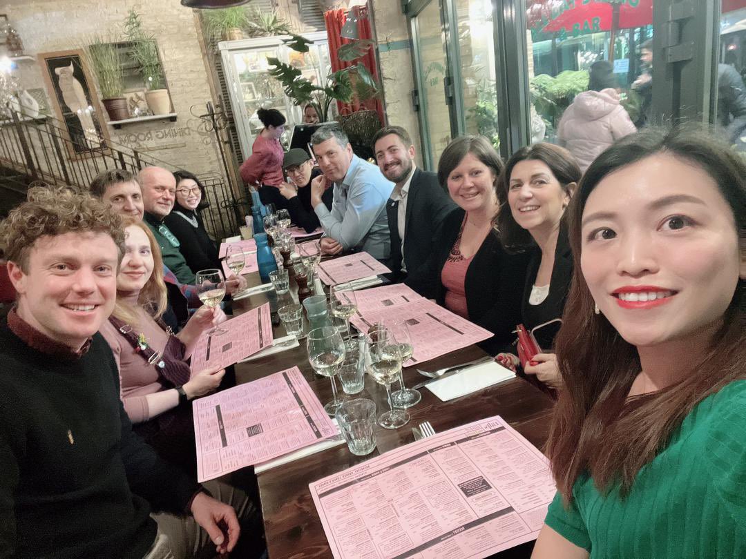 englishuklondon's tweet photo. What a fantastic evening to kick off our #EUKLFamTripMarch23 with our selected ETOs from all around the World!
They are here to visit and experience first hand the quality of #EnglishUKLondon schools!
Thaks to @biztradegovuk for their support.
#EUKLondon
#StudyEnglishInLondon https://t.co/ur3YomVHlD