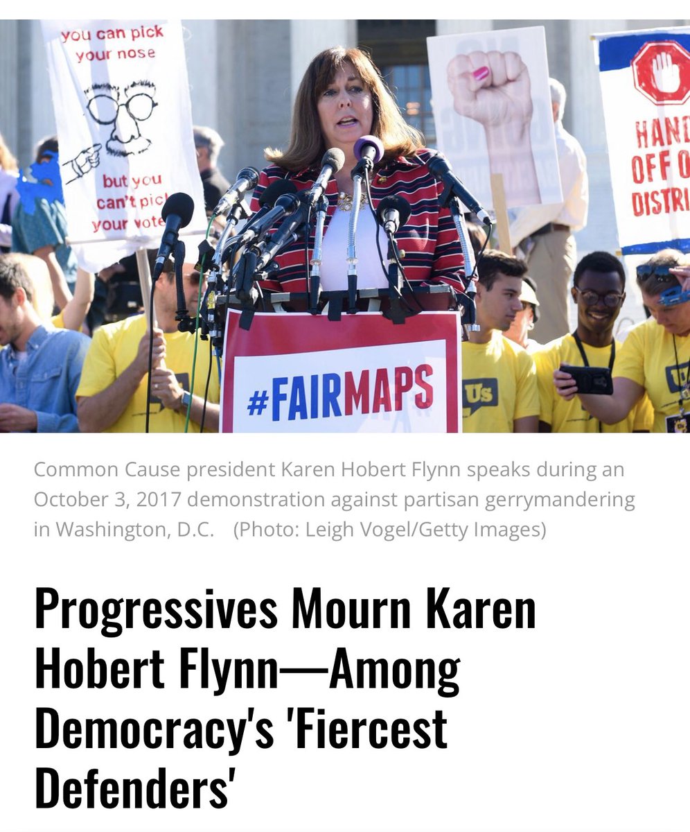 We just lost another female powerhouse. Thank you Karen for all your incredible work on our behalf and on behalf of democracy. You’ll be missed. RIP