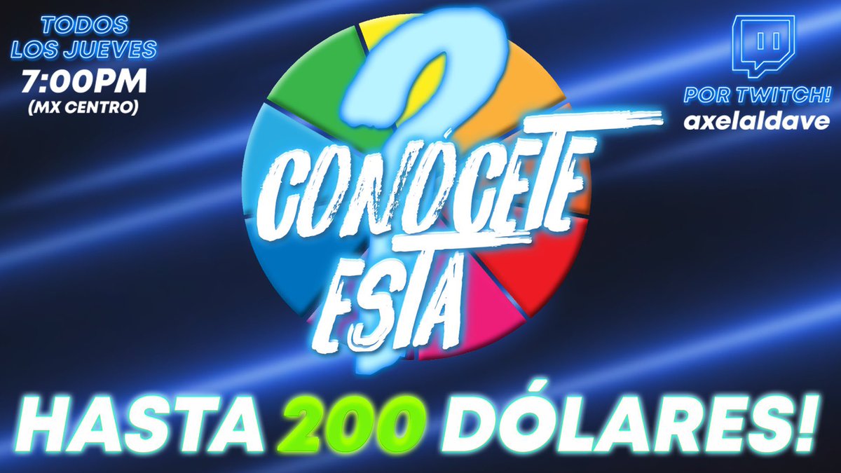 NUEVA SEMANA, NUEVOS PARTICIPANTES! 🤩

BUSCO STREAMERS QUE QUIERAN PARTICIPAR EN UN CONCURSO PARA GANARSE HASTA $200USD! 💵

ES  LA QUINTA SEMANA DE "CONÓCETE ESTA"!

Si quieres participar, dale ❤️+ ♻️ + comenta esta publicación y mándame un DM incluyendo tus redes;)
