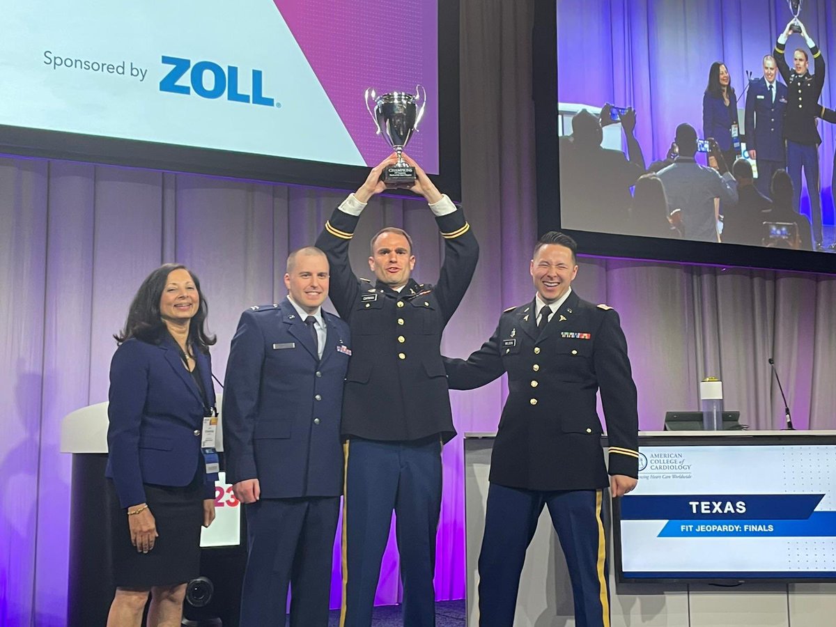 Congratulations to our fellows, they are national jeopardy champions! #ACC2023 #ACCImaging