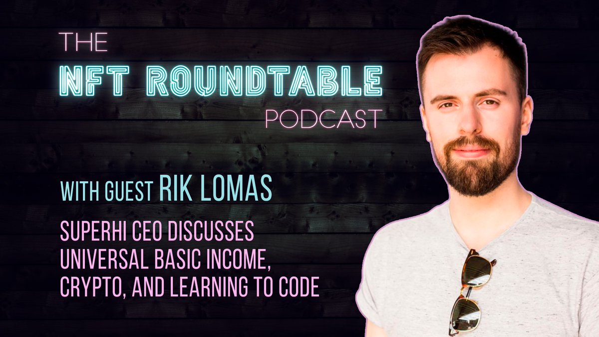 nft_roundtable's tweet photo. Rik Lomas @riklomas is a Mancunian coder, teacher, and CEO of SuperHi. He was the co-founder of Steer (a code school in London) and taught several thousand people to code before launching SuperHi. https://t.co/RP9oyezDNY