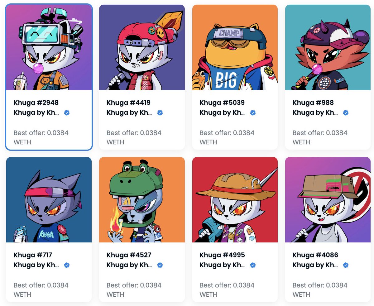 Joined the <a href="/KhugaNFT/">@Khugaverse</a> community recently. Art is straight 🔥. Looking forward to what they have planned.