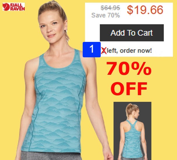 Fjallraven High Coast Strap Top - Women's
Color: Lagoon', Size: Extra Small
70%  OFF - Only 1 left

#Deals #dealsoftheday 

alnk.to/d3zClK8