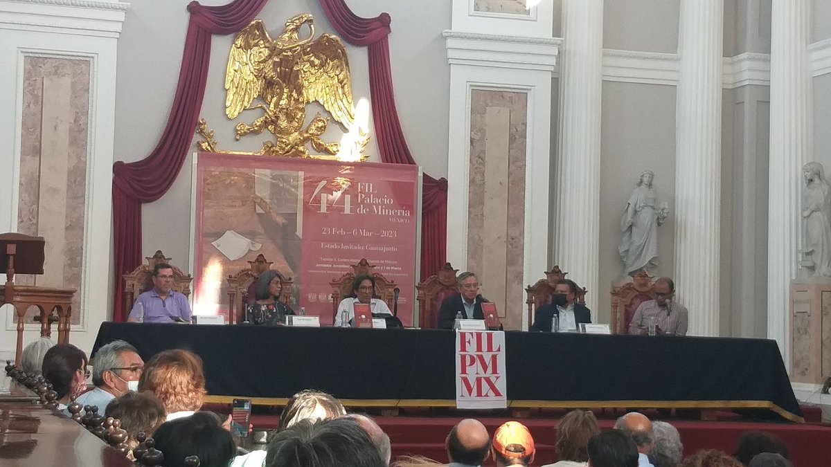 Cra119's tweet photo. Presentación de El Regreso del Infierno Electoral en la #FILPMMx #FilPalacioDeMineria, por Tere Montaño, @Bernar2Barranco , @gacoar , @julioastillero , @alvaro_delgado https://t.co/qK7KOdMFeF
