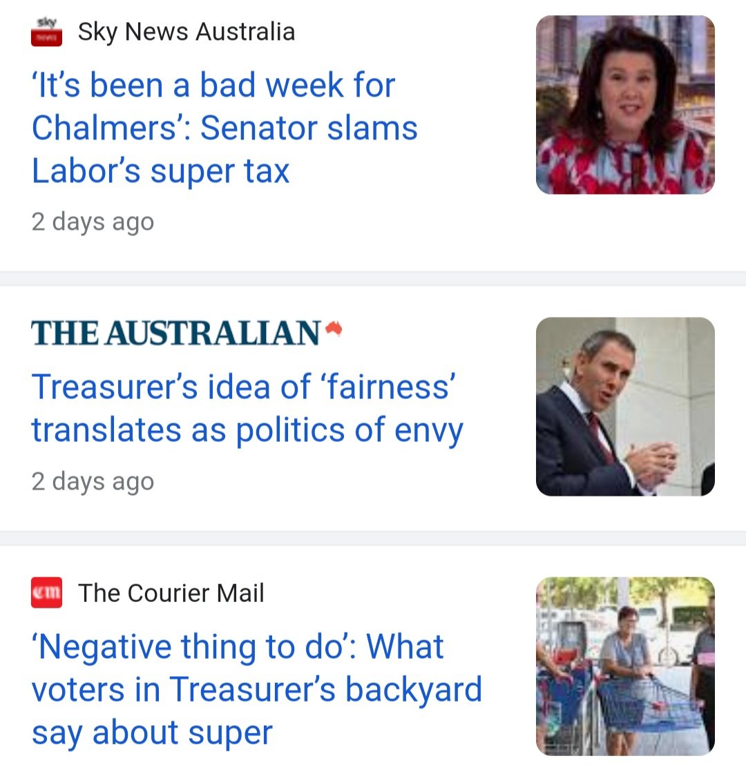 ricklevy67's tweet photo. The @australian @FinancialReview #NewsCorpse protecting millionaires with over $3 million in superannuation and slamming Labor and @JEChalmers while accepting fabricated stories from @AlanTudgeMP about #RobodebtVictims and spreading misinformation about #Robodebt #auspol https://t.co/jdRvLoYflp