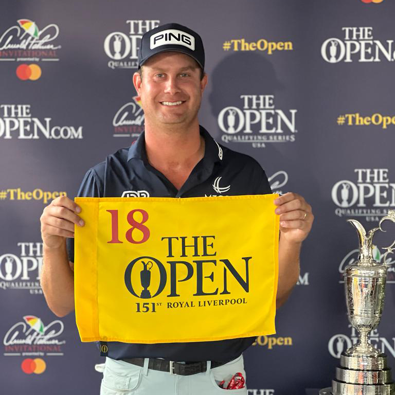 TheOpen's tweet photo. Congratulations to Kurt Kitayama, Harris English and Davis Riley for qualifying for The 151st Open!
The trio will be at @RLGCHoylake in July thanks to their excellent performances at the Arnold Palmer Invitational presented by Mastercard this week. https://t.co/PF7GQAtuvi