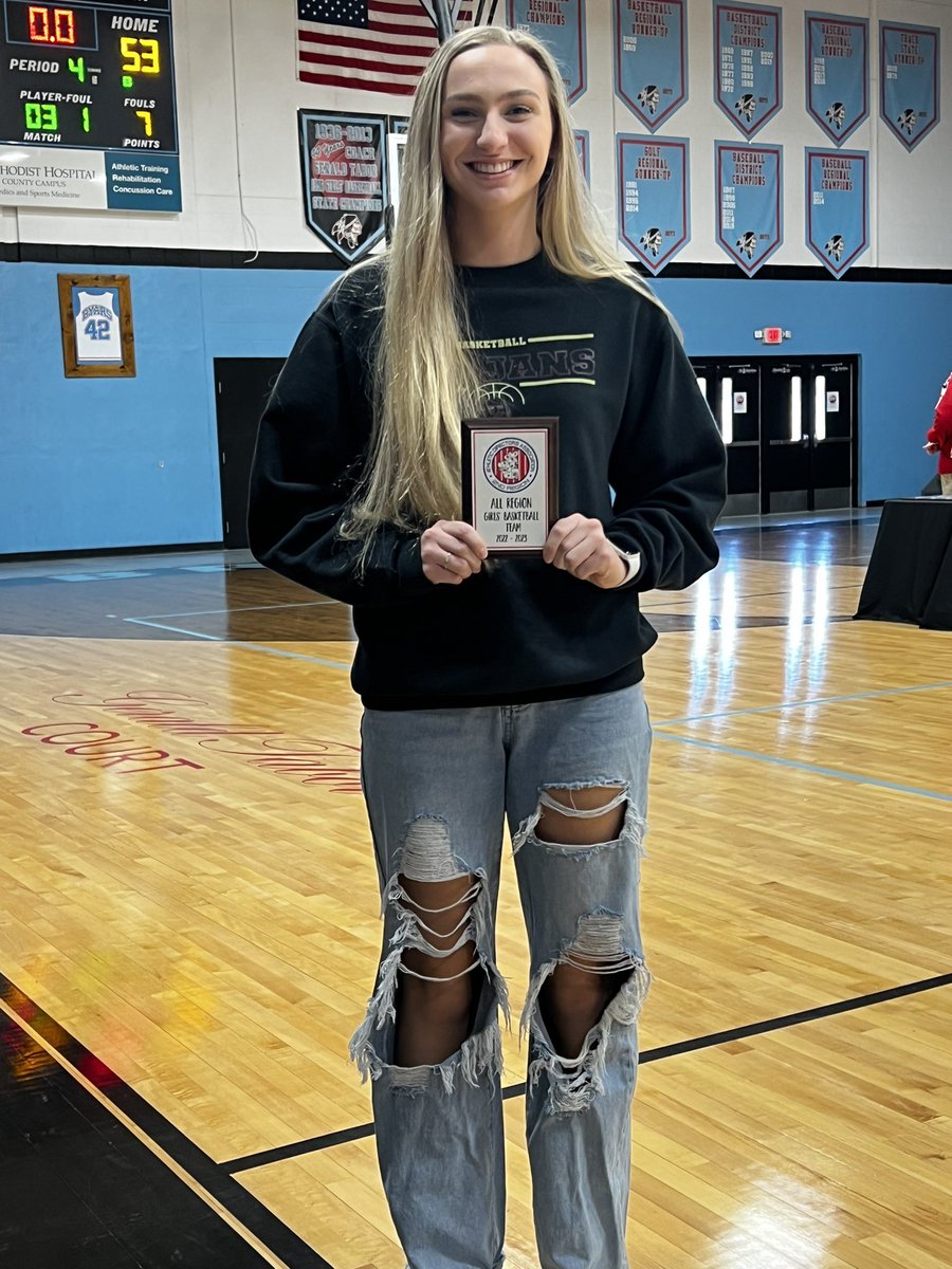Congrats to <a href="/cates_katelyn/">Katelyn Cates</a> for earning All-Region this year! All the blood, sweat and tears you endured to the program over the past 4 years paid off. We will miss you. You will accomplish amazing things in the real world! Lady Trojan forever.