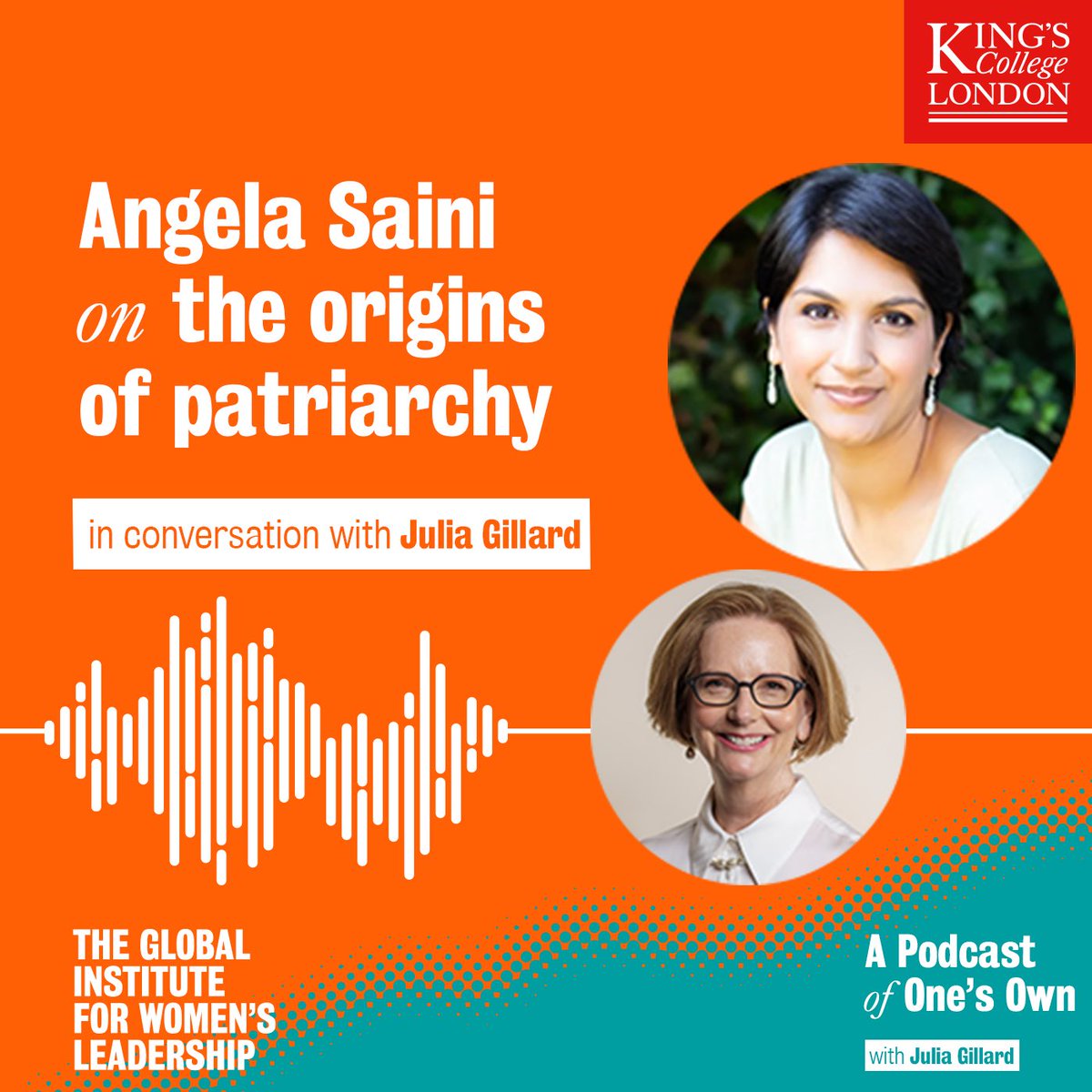 JuliaGillard's tweet photo. A Podcast of One's Own is back for a new season!  

In this first episode for 2023, I go hunting for the origins of patriarchy by speaking to award winning science journalist and author Angela Saini. 

🟠Spotify: https://t.co/JYI6PcNfKc

🟠Apple: https://t.co/A3T53cANDz https://t.co/KiGODoJTd1