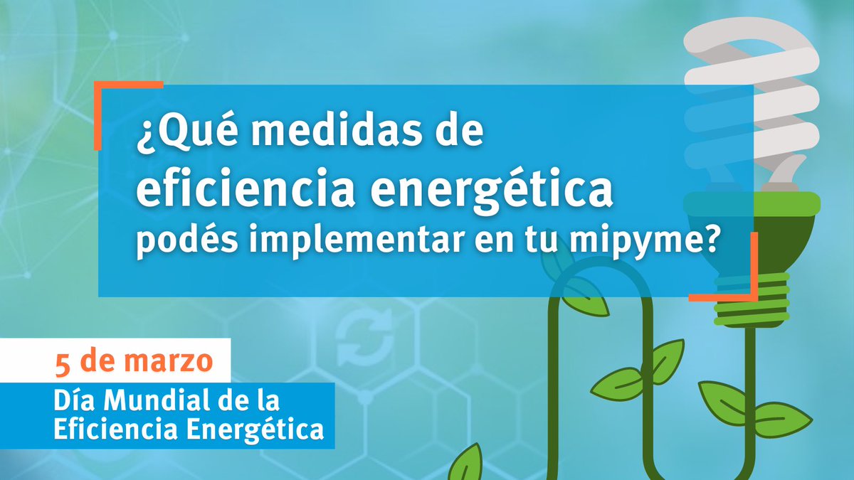 En el Día Mundial de la #EficienciaEnergética, descubrí el simulador de consumo energético para mipymes, desarrollado en 2019 en el marco del programa <a href="/PageUruguay/">PAGE Uruguay</a> junto con <a href="/MIEM_Uruguay/">MIEM Uruguay</a> (DNE) y el Centro de Produccion Más Limpia de la <a href="/UnivMontevideo/">Universidad de Montevideo</a> 

🔗bit.ly/3muW26h