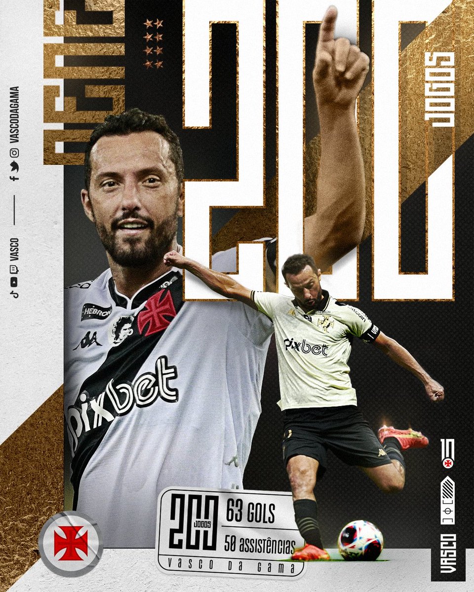 💢 <a href="/Nene10/">NENE</a> completou 200 jogos pelo Vasco.

Tropa do Vovô! 🥰

#FLAxVAS 
📸 Daniel Ramalho | #VascoDaGama