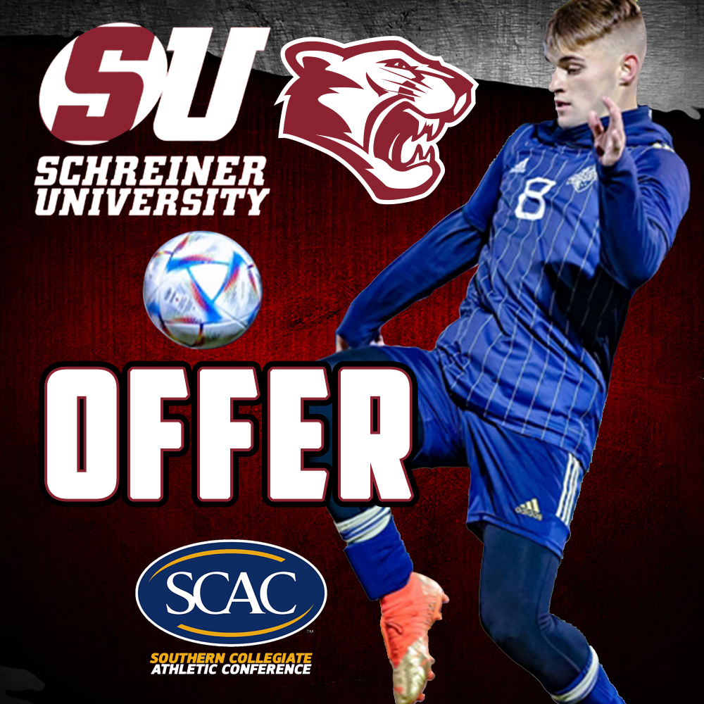 Blessed to receive an offer to continue my soccer aspirations and education from Schreiner University! <a href="/SchreinerU/">Schreiner University</a> <a href="/SchreinerMSOC/">Schreiner Men's Soccer</a> <a href="/SUMountaineers/">Schreiner Athletics</a>
 @boyssoccer_lchs <a href="/MatiasAlmeydaTC/">Matias Almeyda Futbol Club</a> @CoachWhite_LCHS