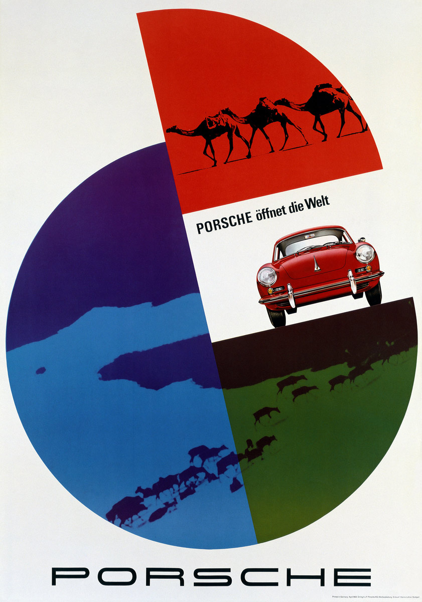 AisleOne's tweet photo. I can't get enough of these Porsche Racing posters designed by  Hanns Lohrer in the 50s and 60s.

https://t.co/hWaCSzHbUa https://t.co/CYXNfZ23aT