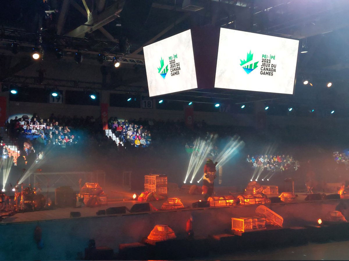 Getting ready for the closing ceremonies of the @2023CanadaGames. It's been a special time on Prince Edward for many reasons. Thanks again to Games staff and volunteers!