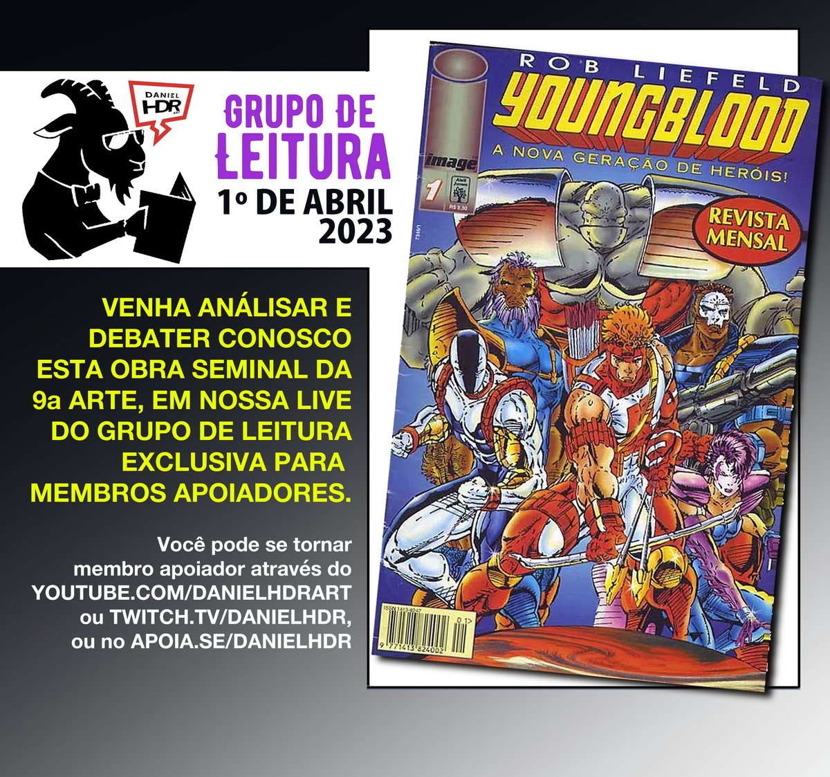 ARGCast's tweet photo. E se te dissermos que teremos um @ARGCast  junto com o Grupo de Leitura do Canal do @danielhdr no dia 1o de Abril onde analisaremos essa obra fundamental dos anos 1990? https://t.co/Ei4FnOK270
