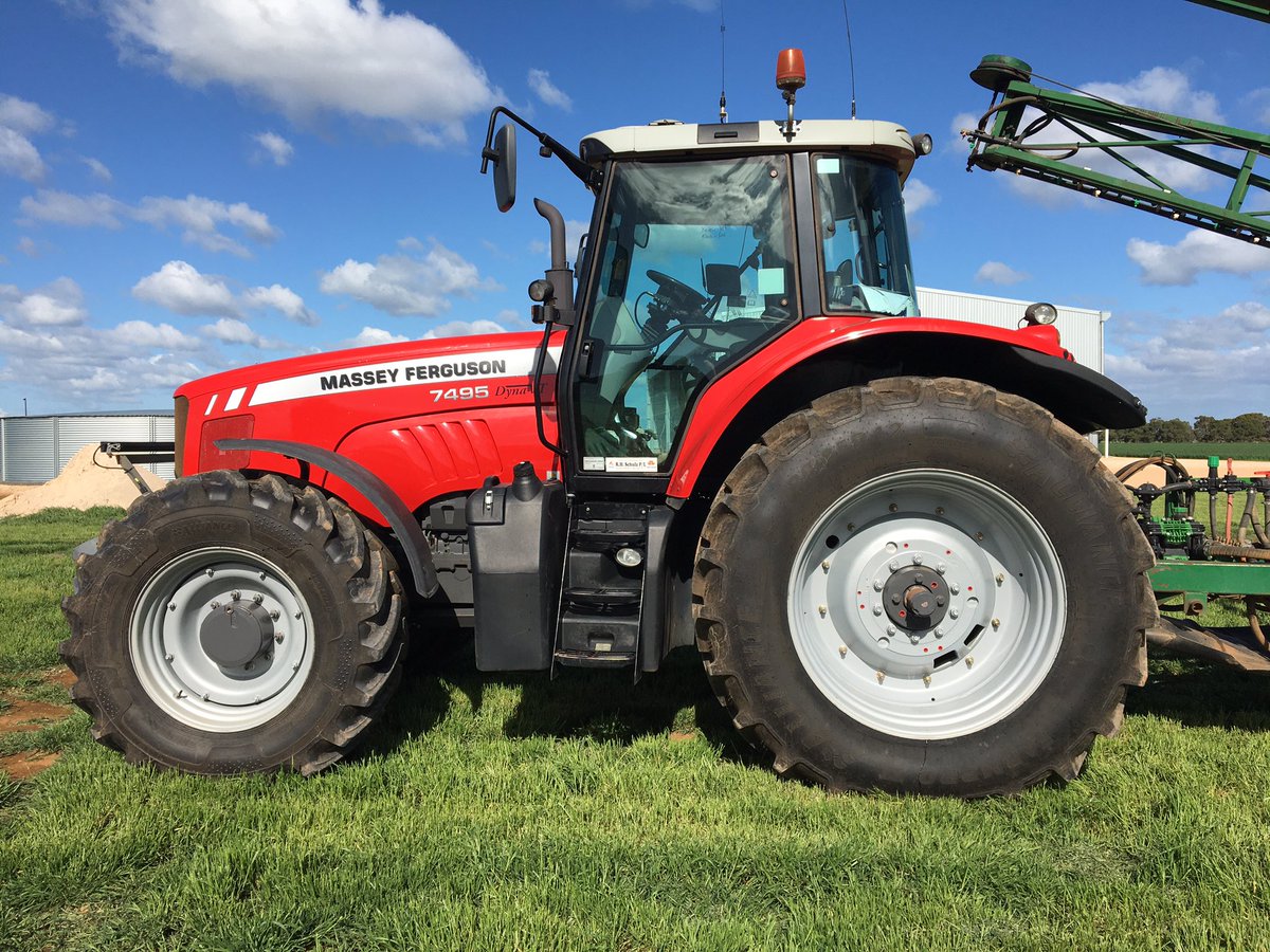 Looking to move this MF 7495 tractor as surplus to requirements. Good condition, details on farm clearing sale. RT appreciated