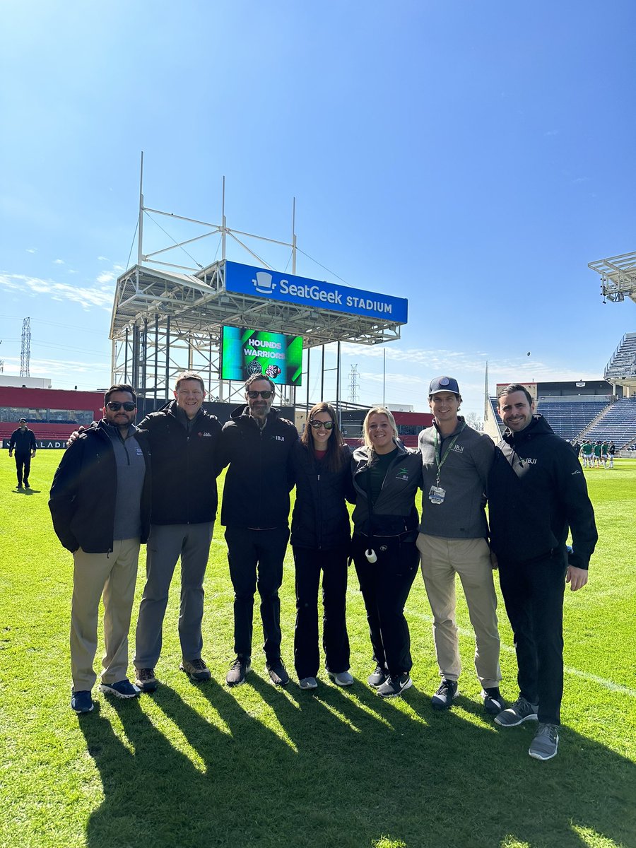 It was a beautiful day for Rugby. Inaugural season — first home game for the Chicago Hounds.  Unfortunately came up a little short.  Will be exciting to have the team in Chicago! #sportsmedicine <a href="/IBJI/">Illinois Bone & Joint Institute</a>
