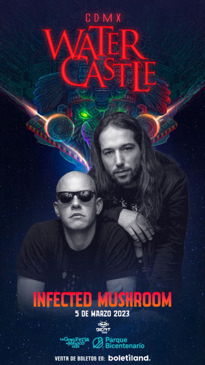 BEATOFICIAL's tweet photo. ¡Es hoy! Domingo #psy con #InfectedMushroom en @LaGranFeriadeMX  🎆 Tickets: https://t.co/lzGAtG4M88 

#beatdigital #Beat1009fm #electronicmusıc #TadeoFernandez #MrPig #CriminalSounds #pelayo #vacoul #psytrance https://t.co/vQLlq7e0eW