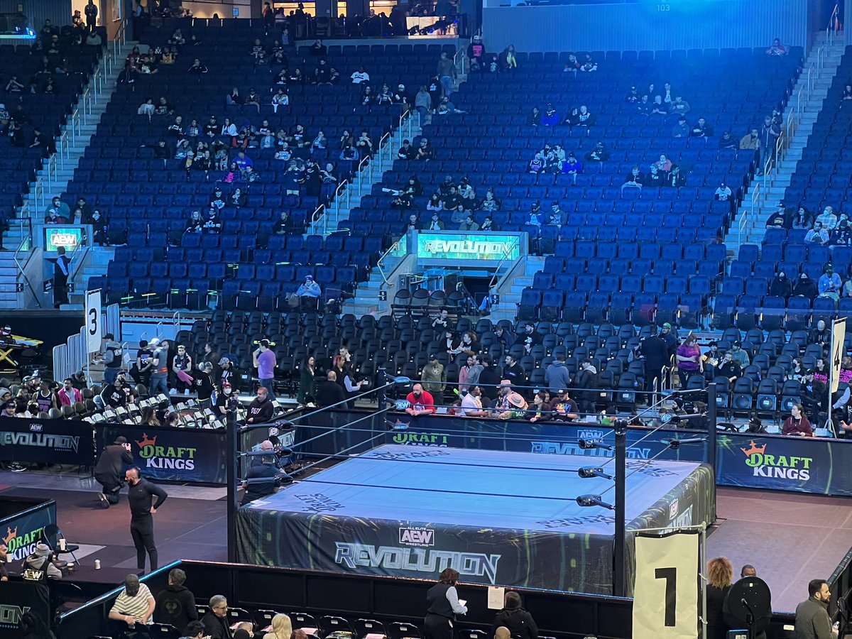 BrianTronic's tweet photo. Let’s GOOOOOOO! It’s almost #AEWRevolution time! #AEW https://t.co/IUkORdWgkO