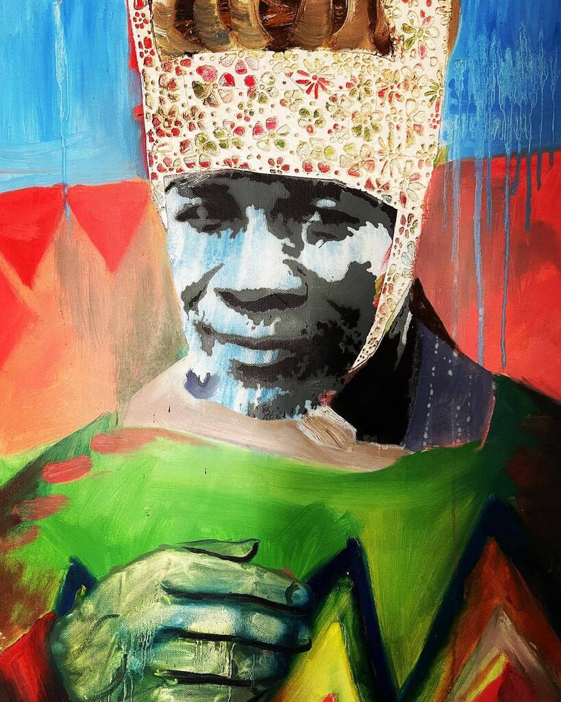 I did these pieces in 2014 after being in Carriacou for carnival and went to Mt. Royal for Shakespeare Mas. We had a few people come through the exhibit in Hillsborough this weekend who recognized these champions for Shakespeare Mas. I understand that th… instagr.am/p/CpbL2zrLfwG/