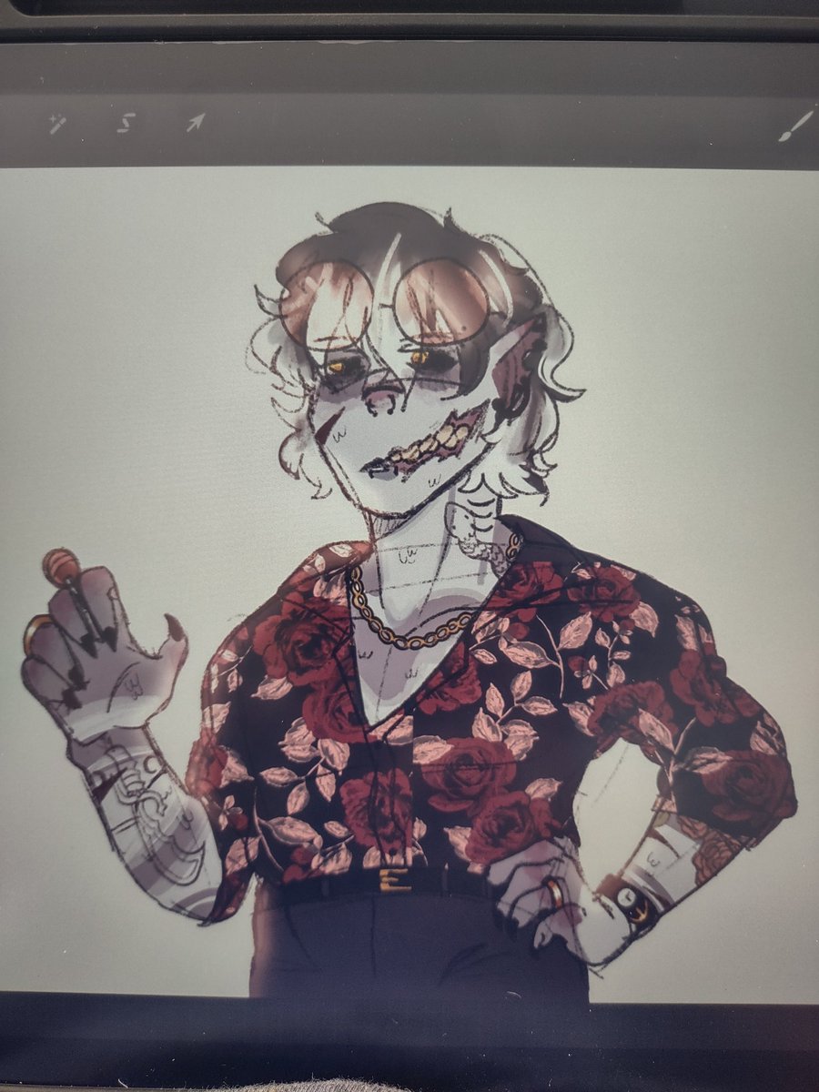 drawing sebastian in little outfits is fun #ISpeakGiant