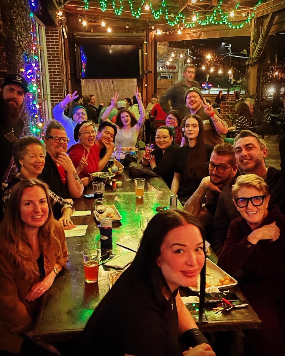 Late but still awesome. Fun night with the geek fam.