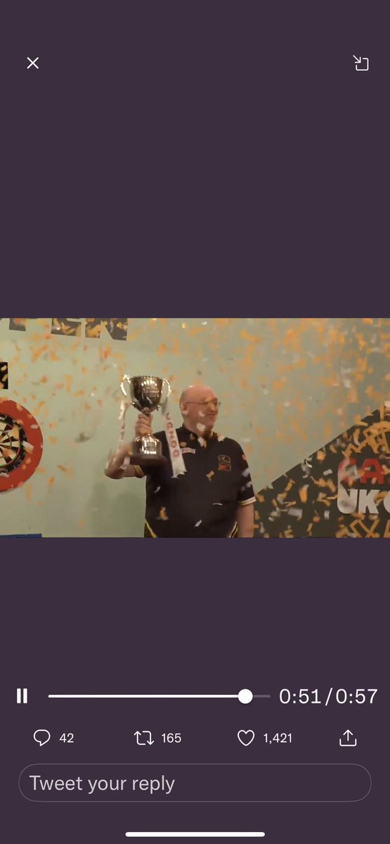 Darren Webster tweet media