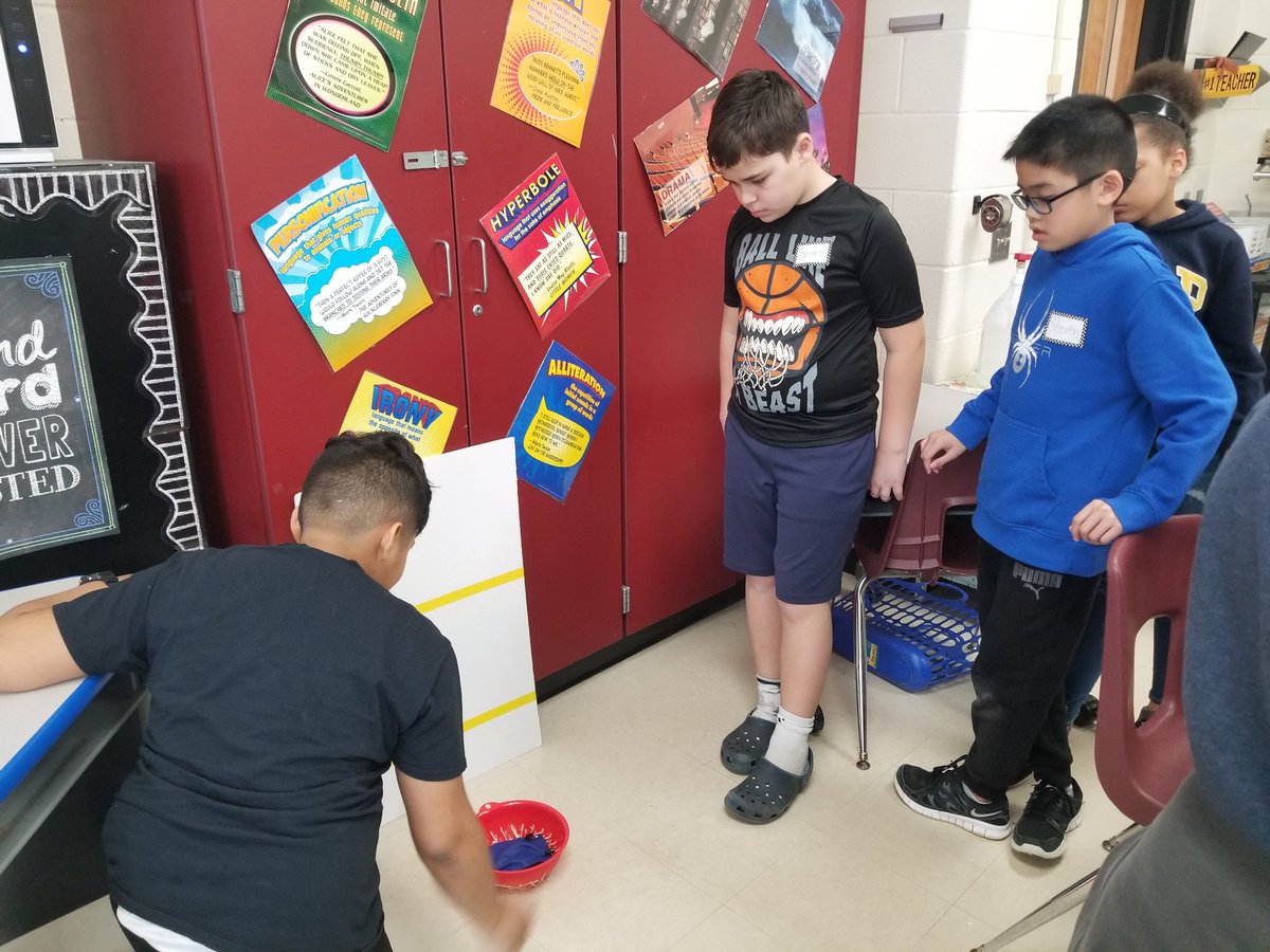 Time to test our trampolines! #STEMatCBE23 <a href="/ClaraBartonElem/">Clara Barton Elem</a>