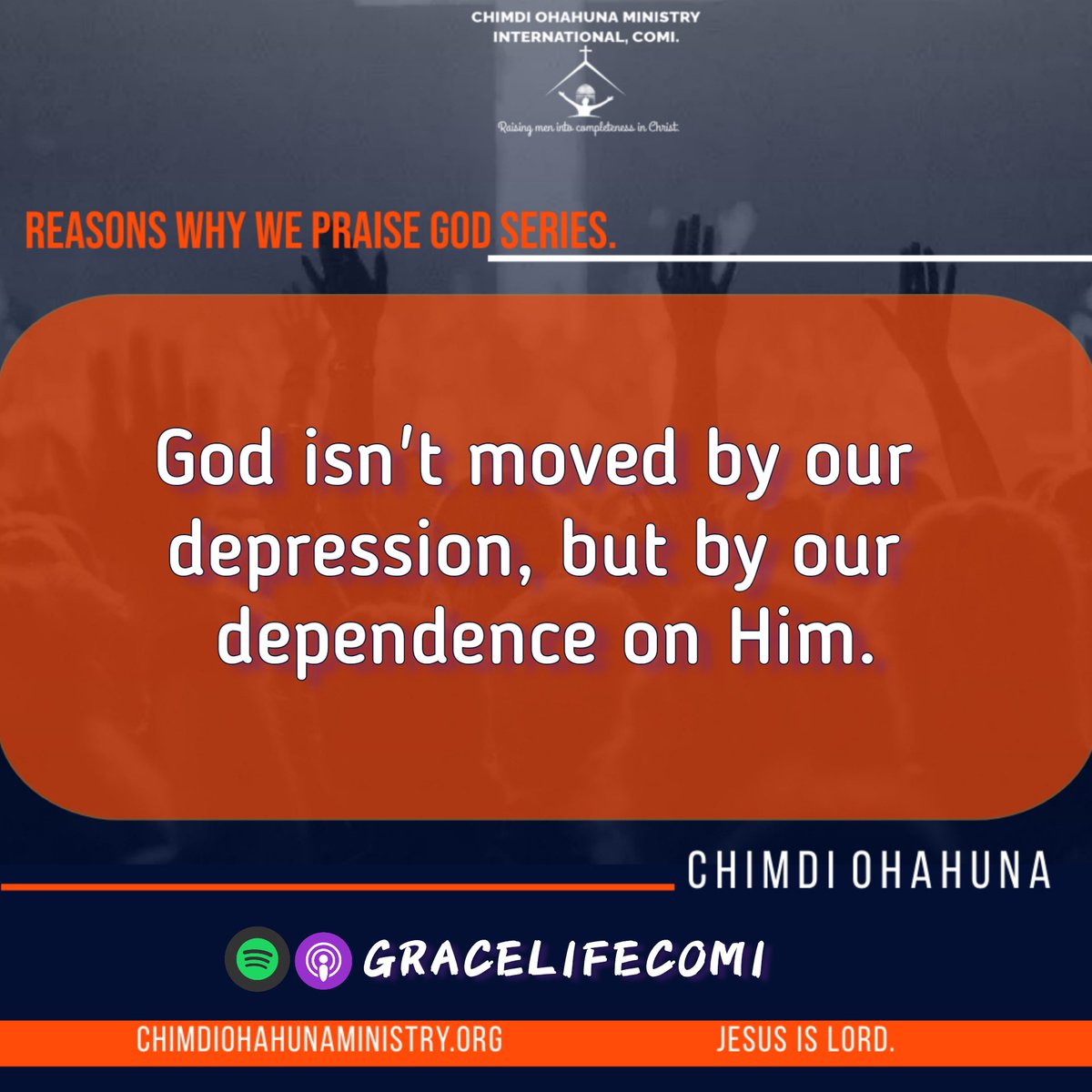 GracelifeComi's tweet image. Beloved, 

Receive revelation-light from the Word of God 24/7 via our podcast: anchor.fm/gracelife-comi/

Jesus is Lord.

#gracelifecomi #gracelifecomipodcast #revelation #Christ #Bible #walkingintheSpirit #grace #mercy