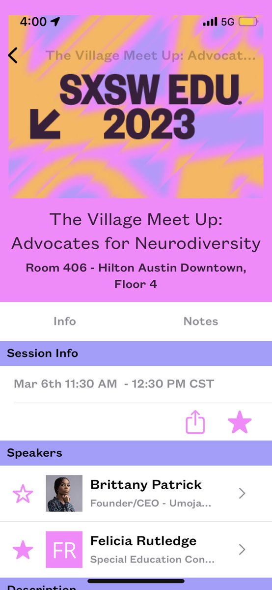 Flying to Austin… this will be my second time in under 2 years. Headed to <a href="/SXSWEDU/">SXSW EDU</a> to lean in and learn as well as 🥁🥁🥁I’m a “speaker” during the Village Meet Up: Advocates for Neurodiversity! Stop by and connect!
