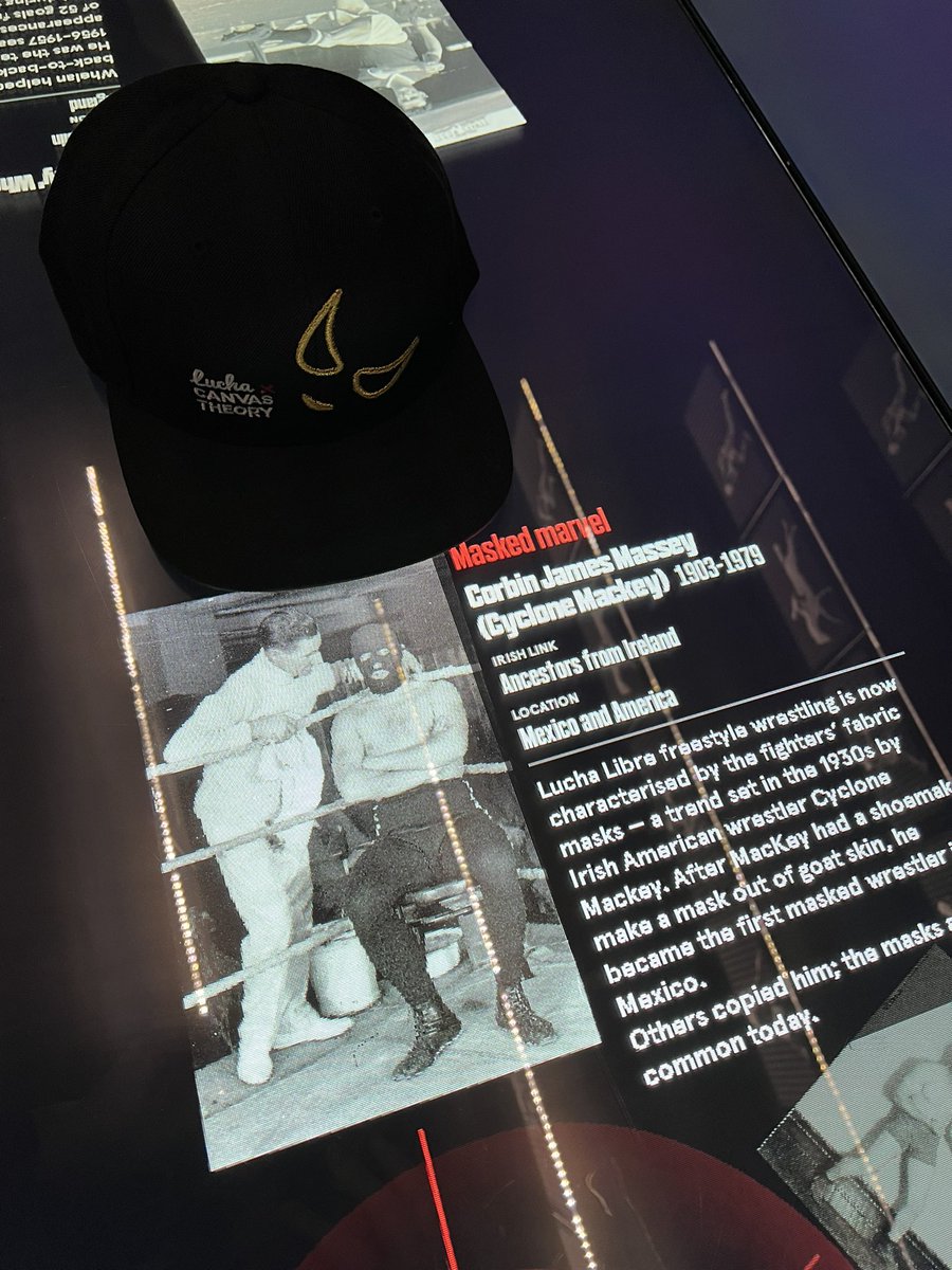 Irish wrestler Cyclone Mackey was the first wrestler to wear a mask in Mexico 🇲🇽 #LuchaLibre #prowrestling #Mexico #Ireland