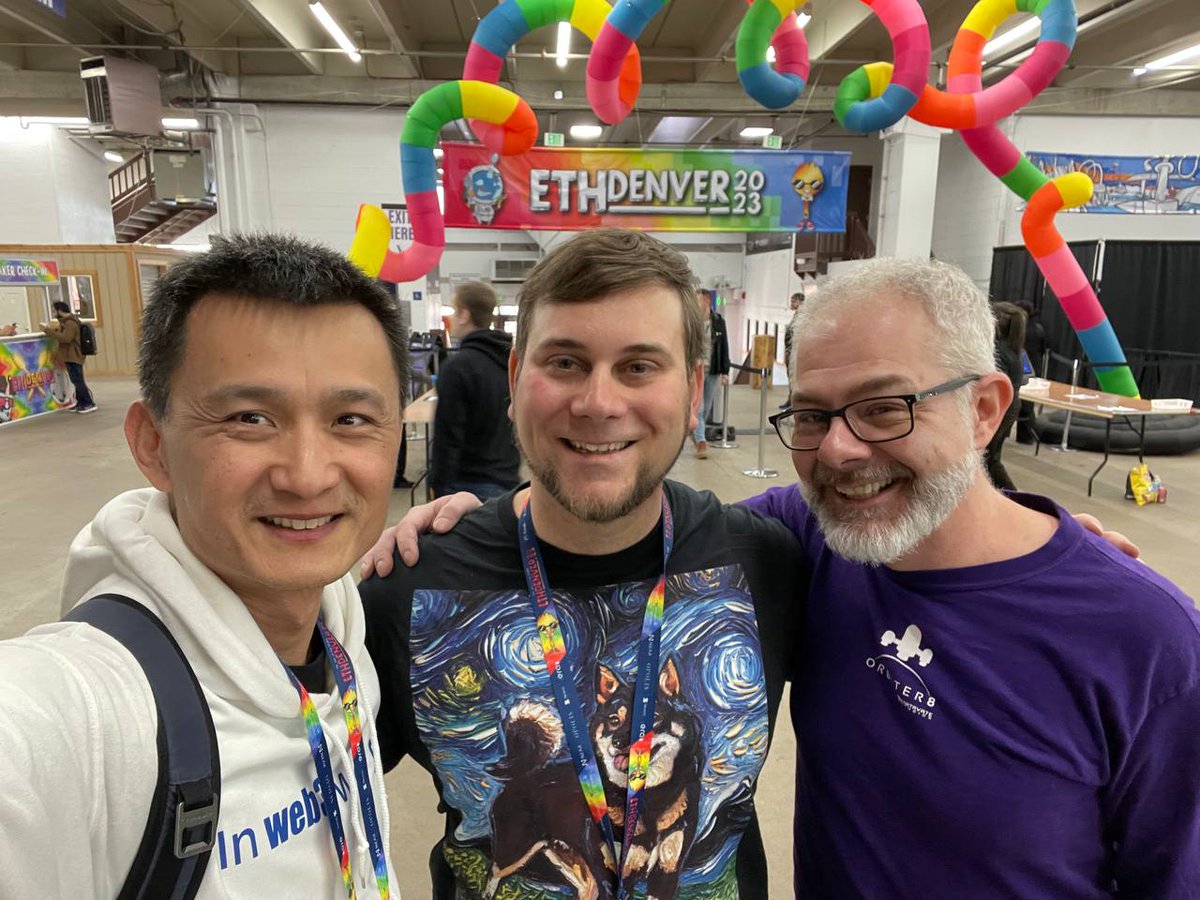 Had a great time at #ETHDenver2023, with friends like <a href="/zaskoda/">zasKoda 🧢</a> and <a href="/jackchan_xyz/">Jack Chan</a>!