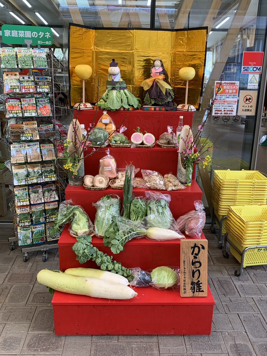 Japan just celebrated #HinaMatsuri. Uchiko people, passionate vegetable growers, decided to do it a bit… differently 😅
#Ehimeprefecture #Uchiko #travelJapan #JapaneseHoliday #JapaneseArtists #arcimboldo