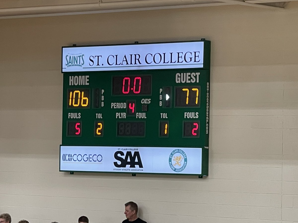 StClairCollege's tweet photo. St. Clair College Provincial Champions … winner of the GOLD for men’s basketball🏅🎉🏀💪 https://t.co/bbZW4soHfM