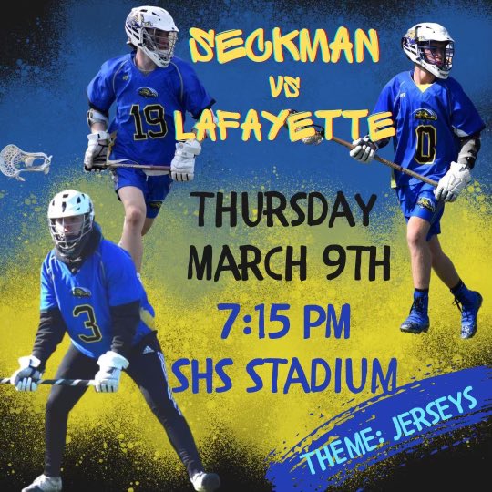 It’s the first #GameWeek of the year! Varsity and JV host conference opponent Lafayette this Thursday 3/9 at Jaguar Stadium!

JV- 5:30pm 
V- 7:15pm  #GoJags
