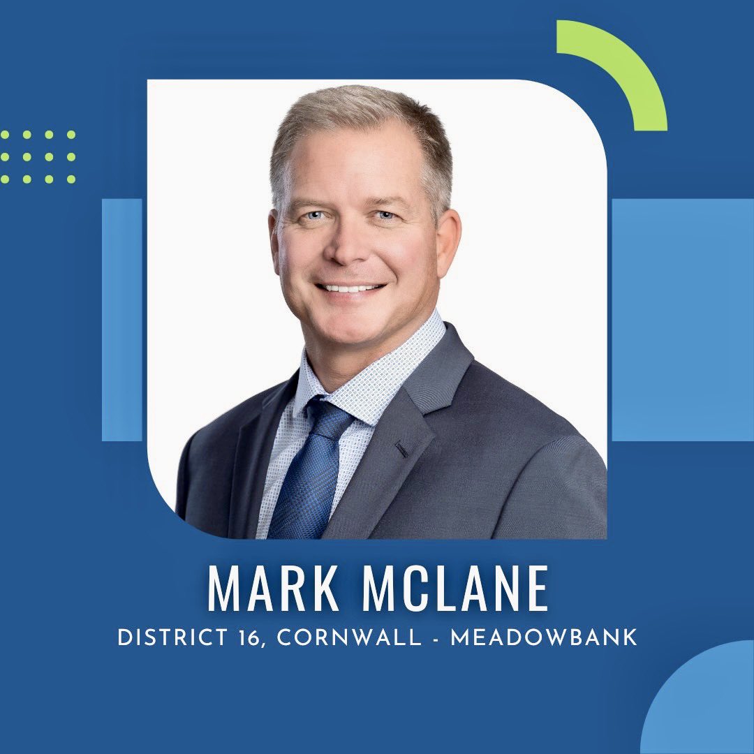 Excited to once again be nominated as the PC candidate for District 16 Cornwall-Meadowbank.