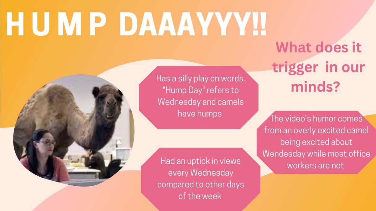 MColtson's tweet photo. Remember when everyone would remind you what day it is on Wednesdays? The GEICO commercial uses triggers, one of @j1berger elements from STEPPS. We recall the silly camel and his excitement every time it hits the middle of the week!

@mimsPR #minsPR #contagious #geico https://t.co/JyrqFRTEpq