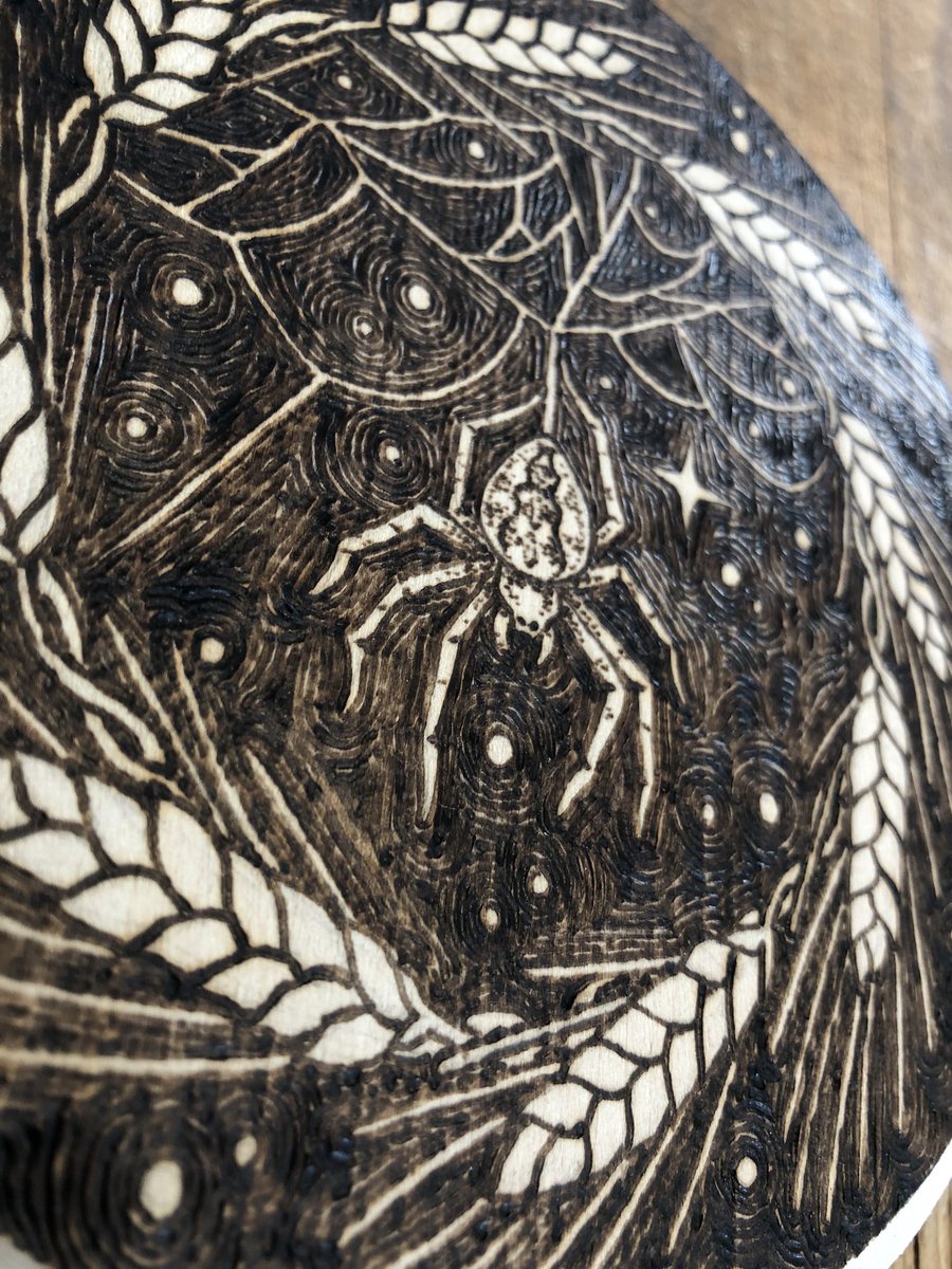 It’s been a year since I was last doing wood burning, but I’ve picked it up again