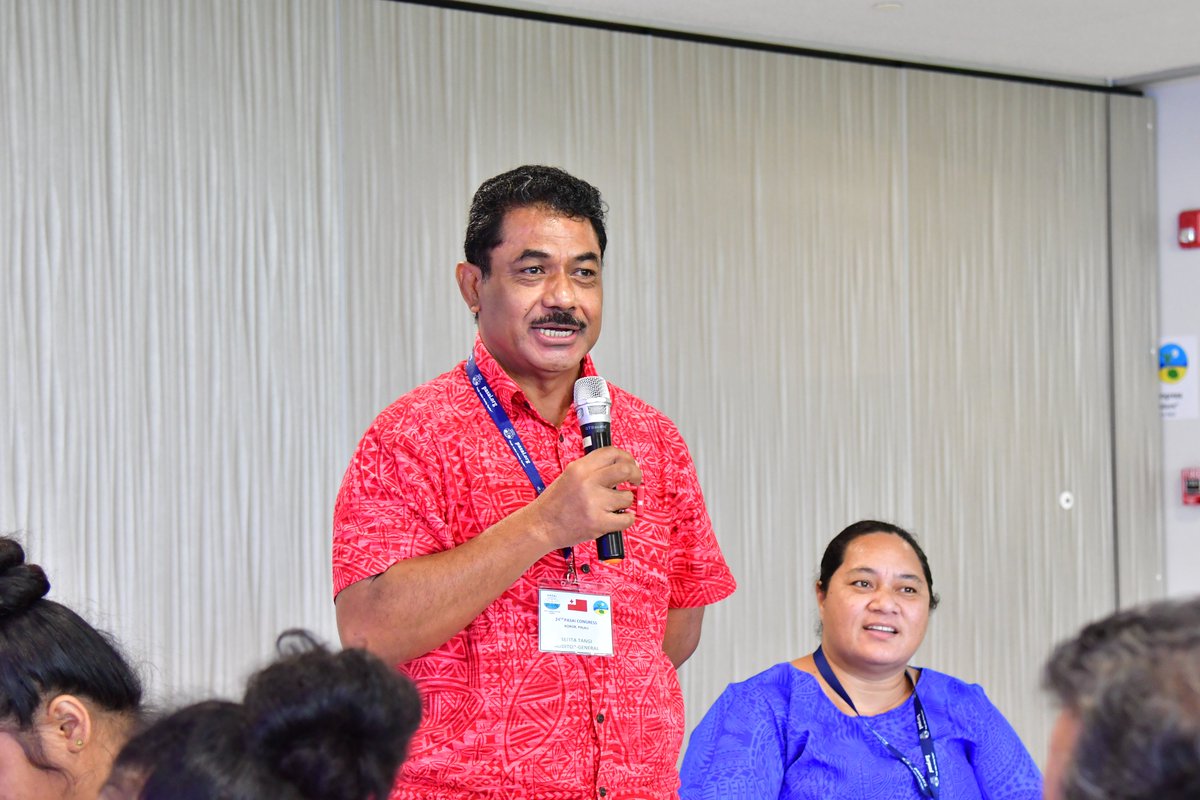 INTOSAIJournal's tweet photo. The @PASAI_HQ #SAI heads confirmed SAI #Tuvalu (Auditor General Imase Taai Kaunatu) to represent the Polynesian group on the #PASAI Governing Board. Outgoing Polynesian GB rep., Auditor General of @SAI_Tonga , Sefita Tangi, reflected on his six years on the Governing Board. https://t.co/3ovxXEHBK6