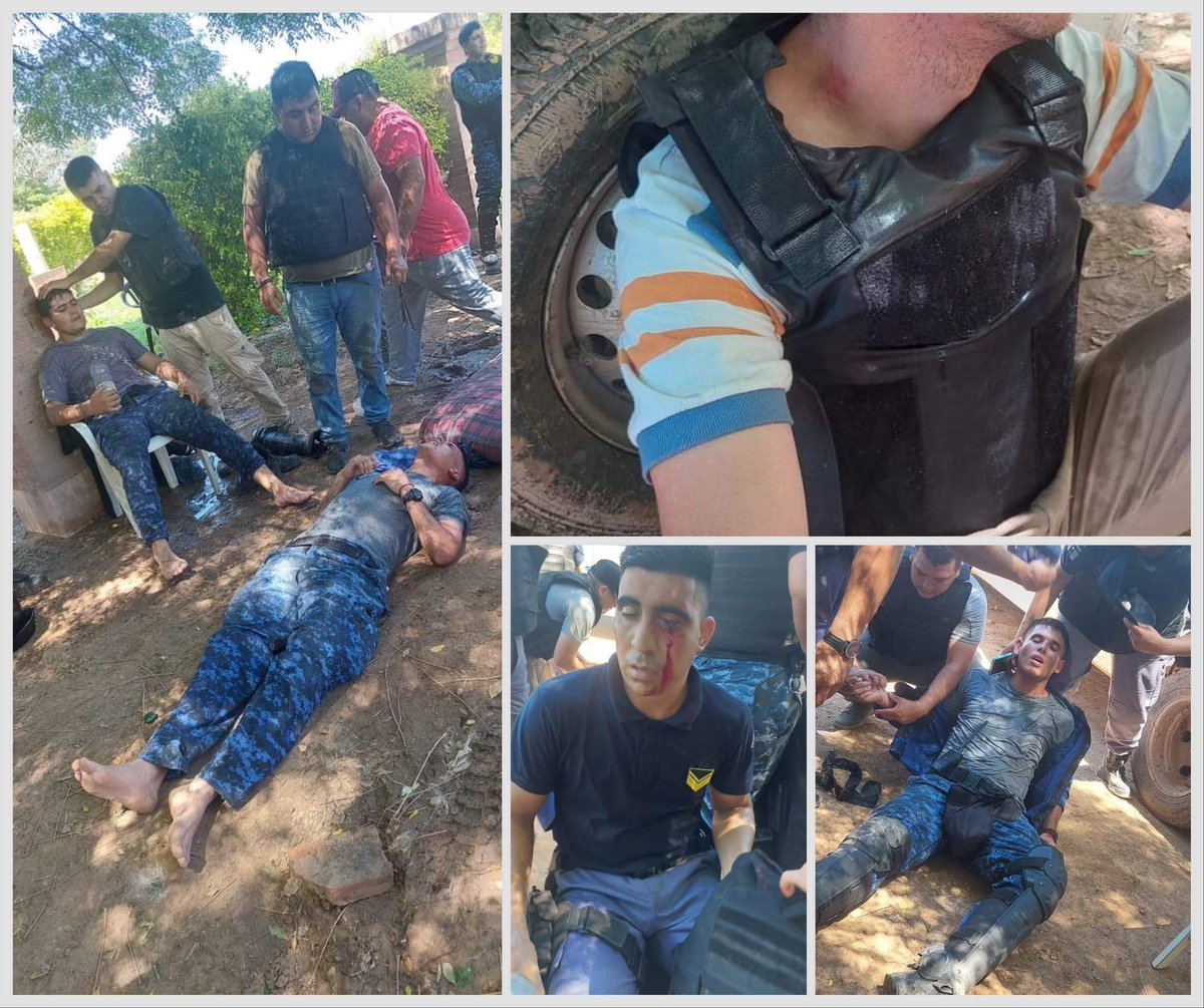 PatoBullrich's tweet photo. En Nueva Pompeya, El Impenetrable chaqueño, se desató una situación de violencia por una guardia urbana armada, similar a los colectivos chavistas, creada por el Gobierno. ¿Quién cuida a quién? La Policía pierde autoridad y la población se queda sin paz, orden y seguridad. https://t.co/eJ83YOMrE9