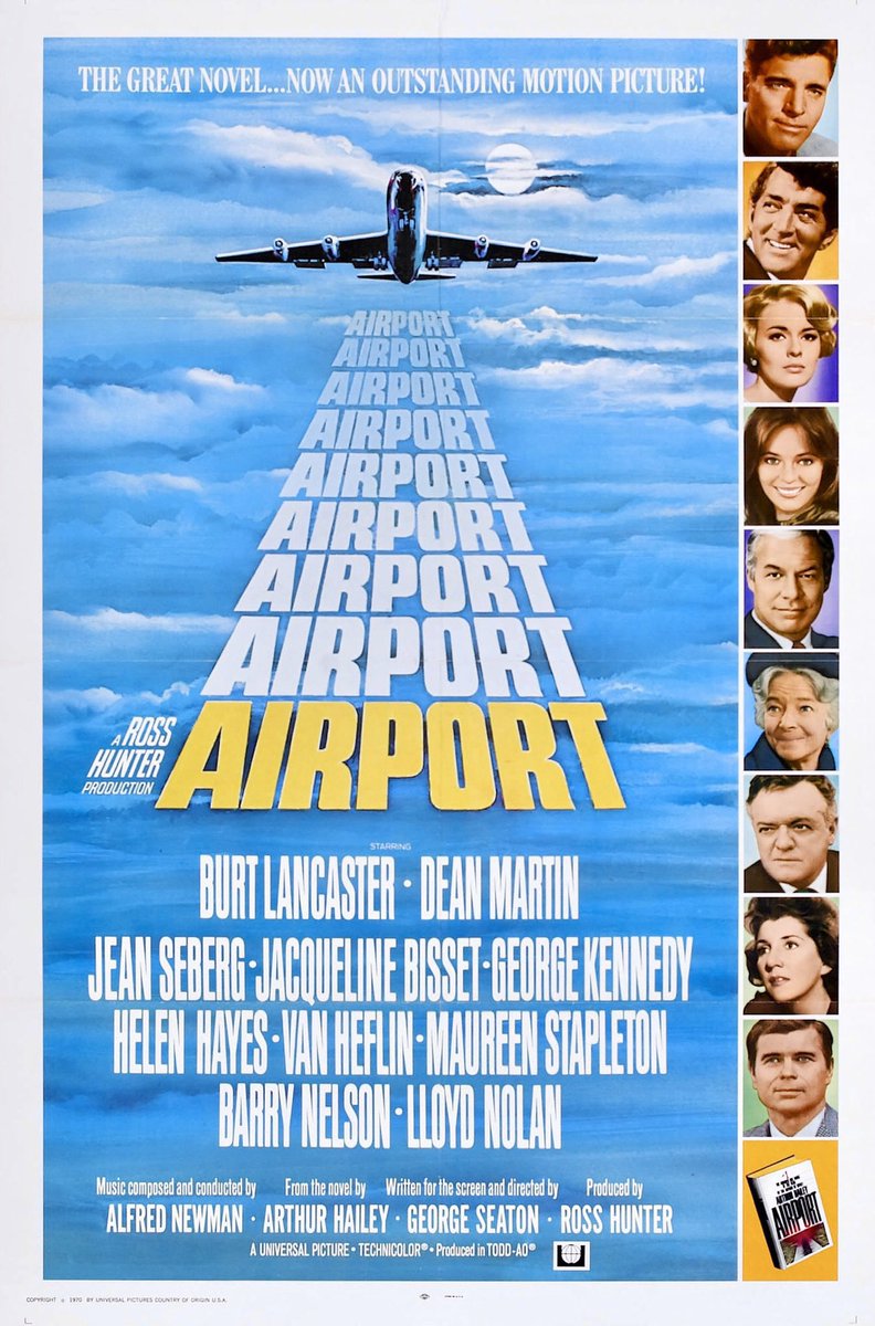 🎬'Airport' premiered in theaters 53 years ago, March 5, 1970