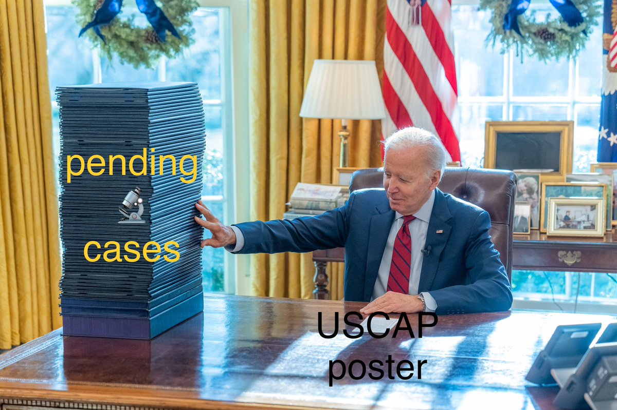 slusagar's tweet photo. #pathresidents &amp; #pathfellows: 

⁦@TheUSCAP⁩’s #USCAP23 meeting is a week away! 
Let’s get our priorities straight 😜 https://t.co/KZrLkmx5sh