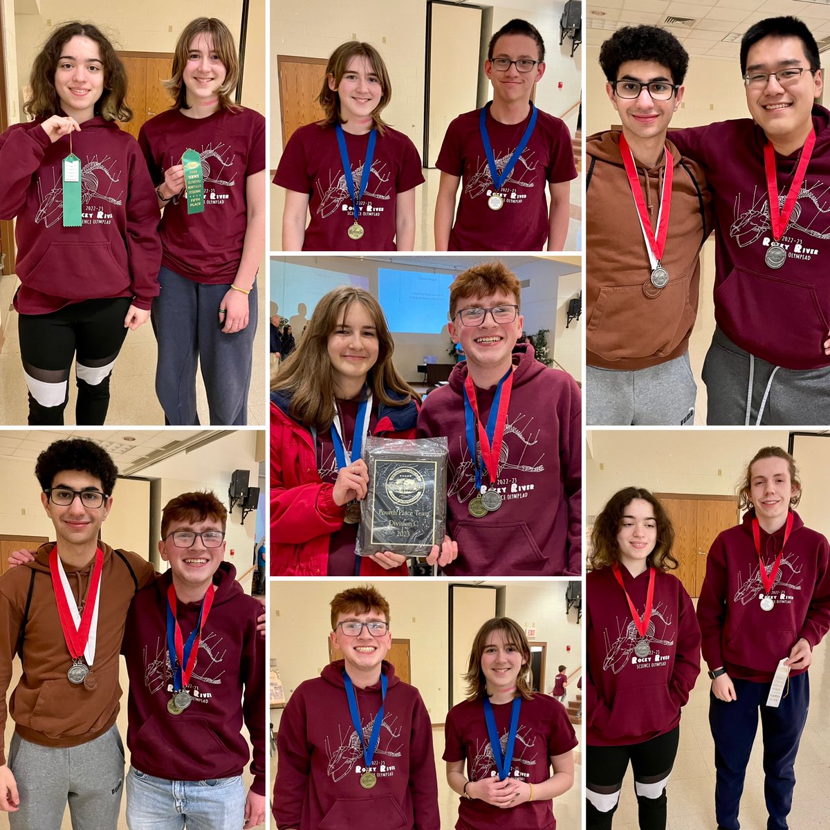 RRHS SciOly Regionals Awards!  Congrats to our RRMS team, who'll be heading to OSU with us in April to compete at States!!