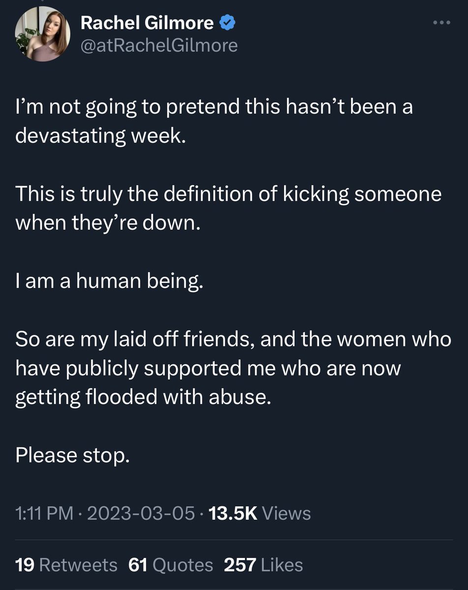 TheRealKeean's tweet photo. You'll recover from this, don't worry Rachel. 

The people that killed themselves after they were fired and banned from their family for being unvaxxed (at your recommendation), they might not tho. https://t.co/NocM6Hg78A