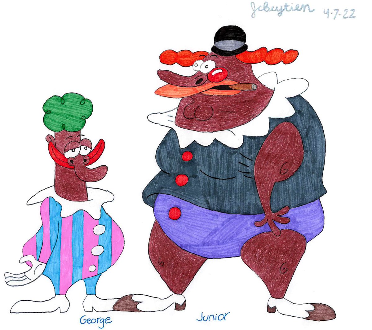 #Fanarts #cartoon #cartoons #drawingart #drawings #ClownsIdiots #clowns #Clown