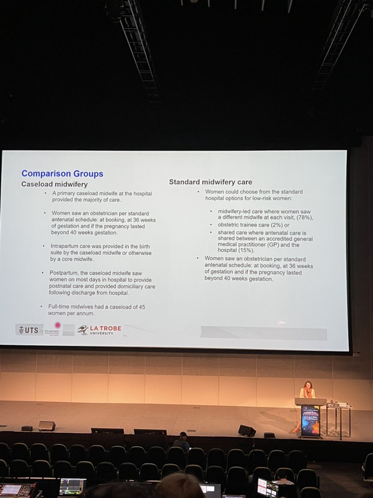 KeethMaya's tweet photo. Caseload midwifery is not associated with increased cost to public hospitals and significantly reduces cost to public funders! 👏🏽👏🏽 Thank you #EmilyCallander #PSANZ2023 @mypsanz https://t.co/zmMuyIDjfM