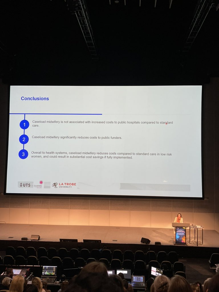 KeethMaya's tweet photo. Caseload midwifery is not associated with increased cost to public hospitals and significantly reduces cost to public funders! 👏🏽👏🏽 Thank you #EmilyCallander #PSANZ2023 @mypsanz https://t.co/zmMuyIDjfM